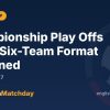 Championship Play Offs 2027: Six-Team Format Explained